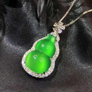 Collier Mai Sui Lu Lu Tong en argent pur S925, style rétro, petit pendentif taille fine, chaîne de clavicule, sensation haut de gamme, cadeau - Product Image 5