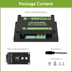 CM5-IO-WIRELESS-BASE อุตสาหกรรมไอโอทีบอร์ดขยายสัญญาณไร้สายสำหรับราสเบอร์รี่ปี่ CM5 บอร์ดขยายกิกะบิตอีเธอร์เน็ต RJ45Port K483 - Product Image 2