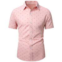 Chemise habillée pour homme, coupe confortable, imprimé à pois, respirante et à séchage rapide, idéale pour l'été et les trajets professionnels, service OEM inclus