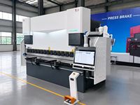 Presse plieuse CNC automatique WE67K 100kN / 3200mm, machine de pliage électro-hydraulique servo, 6+1 axes, équipée du système DA66S