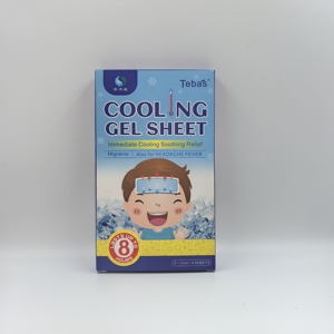 Lijitang แผ่นทำความ<span class=keywords><strong>เย็น</strong></span>ไฮโดรเจลสีฟ้าแผ่นระบายความร้อนด้วยน้ำแข็งเจล<span class=keywords><strong>ล</strong></span>ดไข้สำหรับเด็ก - Product Image 1