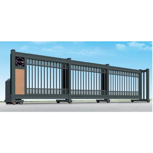 Modern Automatic Telescopic Electric Porta Porta Porta Dobrável de Aço Inoxidável para Unidades Villa Pátio Fácil Instalação Deslizante - Product Image 4