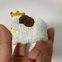 Autocollants pour réfrigérateur, animaux de dessin animé mignons, sculptures sur bois, artisanat, tourisme culturel, marchandises, petits cadeaux, stands de marché nocturne