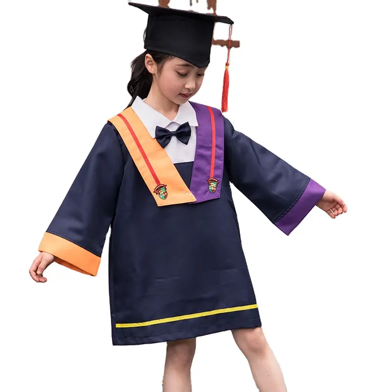 Robe fleurie pour petite fille, casquette et capot pour marquer la maternelle, élégante et économique