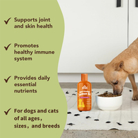 Suppléments Nutritionnels pour Animaux de Compagnie, Chiens et Chats, Huile de Poisson pour la Santé Animale et les Soins Capillaires, Oméga 3 6 9, Traitement OEM d'Huile de Saumon Sauvage