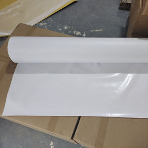 DISEN Precio al por mayor 440gsm exterior brillante blanco mate Flexible <span class=keywords><strong>Banner</strong></span> rollo recubierto laminado PET PVC Flex Frontlit <span class=keywords><strong>Banner</strong></span> rollos - Product Image 4