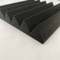 Panneaux acoustiques en mousse ignifuge B1, mousse PU ignifuge pour studio d'enregistrement, cinéma commercial, bureau