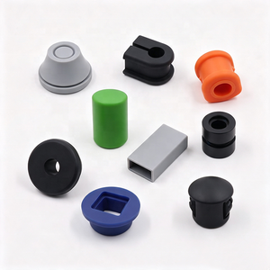 High Temperature Silicone <b>Rubber</b> Bushing Grommet Sleeve Seal Manufacturer Molding Custom Vibration Damper Automotive Industrial - Product Image 3