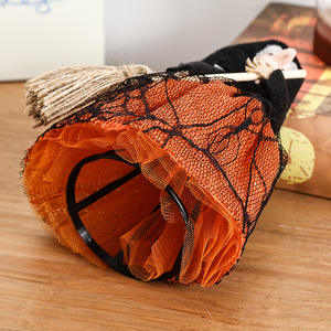 Décorations <span class=keywords><strong>de</strong></span> fête fantôme pour la maison, en tissu <span class=keywords><strong>de</strong></span> soie, motif <span class=keywords><strong>sorcière</strong></span>, brosse, étoile <span class=keywords><strong>de</strong></span> sapin, style chinois - Product Image 4