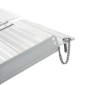 Rampa de carga de aluminio de 4 pies con superficie antideslizante, discapacidad plegable portátil <span class=keywords><strong>para</strong></span> acceso de movilidad de servicios públicos <span class=keywords><strong>para</strong></span> <span class=keywords><strong>discapacitados</strong></span> - Product Image 5