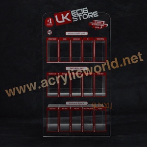Custom Nicotine Bottle Display <b>Stand</b> Acrylic Liquid Bottle Display Rack - Product Image 2