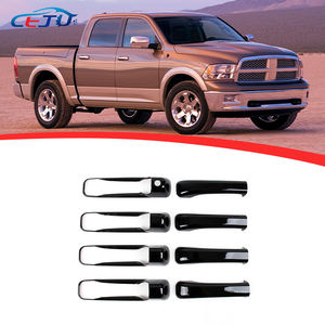 Accessoires d'extérieur de voiture Bande de protection de poignée de porte de voiture Autocollant de bol extérieur pour Dodge Ram 2009 - Product Image 1