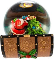 Breloque en résine pour noël, cadeau de noël, noël, renne, musique, globes de neige, fournitures de décoration, 2022