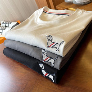 เสื้อยืดคุณภาพสูงขายส่ง ปักลายเสื้อยืดผู้ชาย เสื้อยืดหรูหรา สั่งปักลาย พิมพ์ลาย ปักลายเสื้อยืดเปล่า - Product Image 3