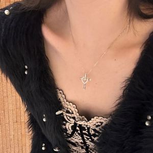 Dylam New Arrival 925 Sterling Silver 14K Gold Rhodium Plated Religious 5A Cubic Zirconia <b>Cross</b> Pendant Necklace for Women - Product Image 2