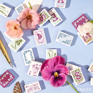 Set di Mahjong Americano di Lusso Personalizzato con 160 Tessere in Acrilico e Motivo Floreale Lavanda per Giochi di Carte e Intrattenimento Casual - Product Image 2