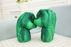 Super héros gants de boxe jouet enfants cadeau Cosplay Costume poing vert grand doux en peluche super-héros gants de boxe en peluche jouet - Product Image 2