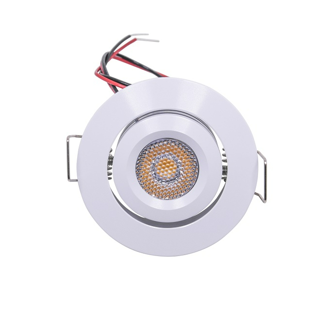 12V Mini LED Spotlight Round Embedded Down light Winkel Einstellbare Decke Spot Cabinet Showcase Wohnzimmer Innen leuchte