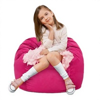 Hobestluk Pouf rectangulaire 2,5 pieds, une place, rembourrage en mousse à mémoire de forme, housse lavable en machine, petite taille pour salle de jeux et salon