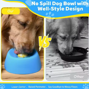 Nouveau bol à lécher pour chien en plastique à alimentation lente avec boule roulante intégrée, design antidérapant, automatique et portable pour liquides, friandises et yaourt - Product Image 5