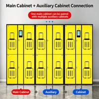 Casier à bagages intelligent BL-SLG11 |   Armoire de rangement en libre-service avec scanner facial et code QR pour aéroports, hôtels et sites touristiques