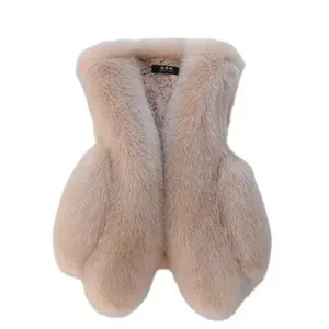 Vente directe d'usine personnalisée <span class=keywords><strong>fausse</strong></span> <span class=keywords><strong>fourrure</strong></span> de renard manteau <span class=keywords><strong>gilet</strong></span> femmes épissé court style <span class=keywords><strong>fausse</strong></span> <span class=keywords><strong>fourrure</strong></span> de renard veste <span class=keywords><strong>gilet</strong></span> pour les femmes - Product Image 6