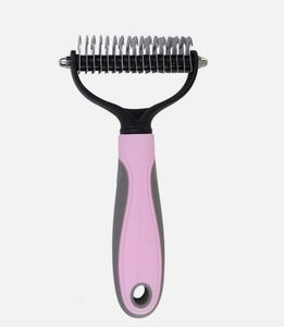 Brosse de toilettage pour animaux de compagnie, peigne démêlant double face pour l'élimination des poils, outil de démêlage pour chiens, chats et chevaux - Product Image 6