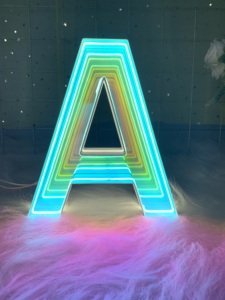 Custom Illuminated Signage | Home Storefront Decor | Office LED <b>Letter</b> Signs | Outdoor <b>Wall</b> Mounted Plaques - Product Image 1