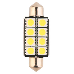 Luz LED para techo de coche, luz de lectura CNAbus, luz de matrícula, decodificador, doble punta 5050 8SMD 41mm - Product Image 4