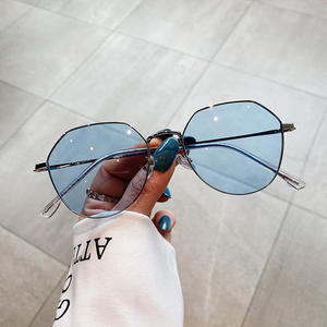 Montures de lunettes irrégulières Qianai, monture intégrale, verres anti-lumière bleue, unisexe, forme ovale G3-20041 - Product Image 4