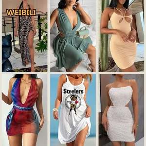 2025 नए ब्रांडेड कपड़े महिलाओं के मिश्रण शैली के स्टॉक कपड़े टी-शर्ट रोपा मजर छोटी शर्ट पैंट पहने हुए कपड़े - Product Image 2