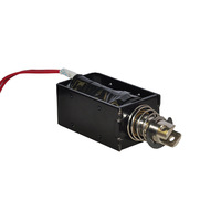 DC12V 10mm Hub Metallrahmen + Kupferspule Zug-Druck-Solenoid-Elektromagnet 15N Anfangssaugkraft Eiersortiermaschine Youge