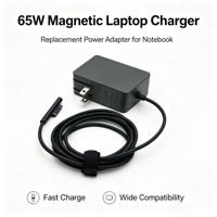 Adaptateur magnétique 24W compatible avec Surface Pro X Go 4 5, chargeur d'alimentation, charge rapide, remplacement, vente en gros