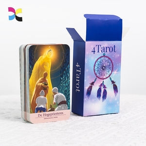 Jeu de cartes de tarot d'affirmation imprimées personnalisées et carte à jouer <span class=keywords><strong>Oracles</strong></span> avec guide pour jouer à <span class=keywords><strong>des</strong></span> jeux - Product Image 1