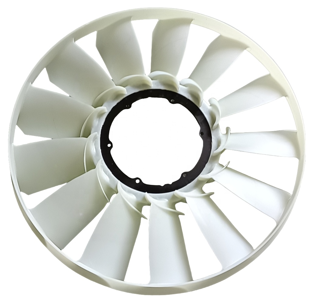 Sourcing Map Motor Fan Blade 140mmx20mm D Shape Bore White