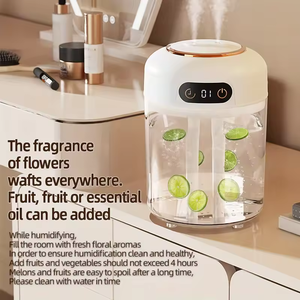 เครื่องเพิ่มความชื้นในอากาศแบบรีโมทคอนโทรล ความจุ 3.5 ลิตร ควบคุมได้สามระดับ พร้อมฟังก์ชั่นกระจายกลิ่นหอมแบบสองช่องทาง สำหรับใช้ในบ้านและโรงแรม แบบตั้งโต๊ะ - Product Image 3