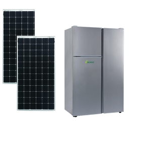 Мини-холодильники от производителя по хорошей цене, Солнечный холодильник с морозильной камерой, 12 В постоянного тока, 2 двери, вертикальные холодильники на солнечной энергии - Product Image 3