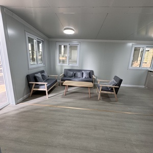 Dốc thoáng khí kết cấu thép mở rộng container Modular container Nhà Bên ngoài tường trang trí Bảng điều khiển tùy chỉnh tủ - Product Image 3