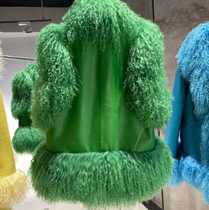 2025 Autumn <strong>Sleeveless</strong> Real Mongolia Sheep Fur Vest Women Genuine <strong>Leather</strong> Vest <strong>Jacket</strong> - Product Image 5