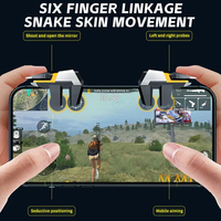 Manette de jeu DY11 pour PUBG Mobile, contrôleur à haute fréquence de clic, bouton de déclenchement de joystick, déclencheur de tir L1R1