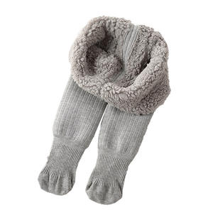 Collants en peluche épais pour enfants, chaussettes unisexe, de couleur unie, chaude, pour l'hiver, avec Double aiguille, pour filles - Product Image 3