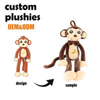 Jouets en peluche personnalisés OEM ODM, animaux en peluche doux, mascottes, grenouilles aux grands yeux, animaux en coton PP, créez votre propre design
