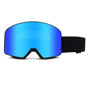 Lunettes de protection des yeux de ski personnalisées Lentille miroir anti-buée Snowboard Cadre en tpu double lentille anti-buée avec lunettes de ski lunettes - Product Image 1