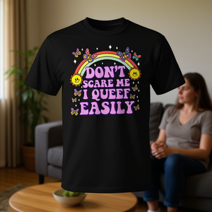 Ne me faites pas peur, je me fous de l'humour éhonteux pour adultes - T-shirt - Product Image 3
