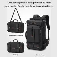 Sac à dos Oxford grande capacité 80L, sac de voyage vintage, sac à dos imperméable en polyester avec charge USB, randonnée, camping