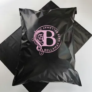 High Quality Custom Parcel Bag With Logo Black Biodegradable Parcel Packing Bags For Clothing China Factory Price Shipping Bag