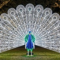 Decoración de Faroles Personalizados para Parques de Atracciones, para Uso en Interiores/Exteriores, Espectáculo de Luces para Parques Temáticos Navideños