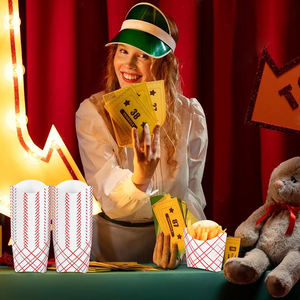 กล่องกระดาษใส่เฟรนช์ฟรายส์แบบใช้แล้วทิ้ง ขนาด 5 ออนซ์ แพ็ค 50 ชิ้น กล่องขนมสำหรับเด็ก สำหรับงานปาร์ตี้ สำหรับเก็บอาหาร ปลอดภัย เป็นมิตรกับสิ่งแวดล้อม - Product Image 6