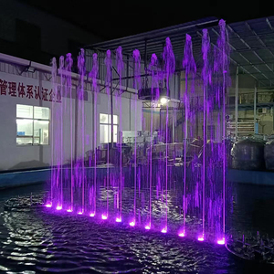 Chất lượng cao thép không gỉ thẳng vườn đài phun nước trang trí ngoài trời Tính năng cho khách sạn - Product Image 1