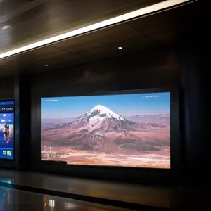 Écran d'affichage commercial d'animation de médias polychrome d'affichage à LED de P1.86 Digital pour la publicité et l'affichage numérique